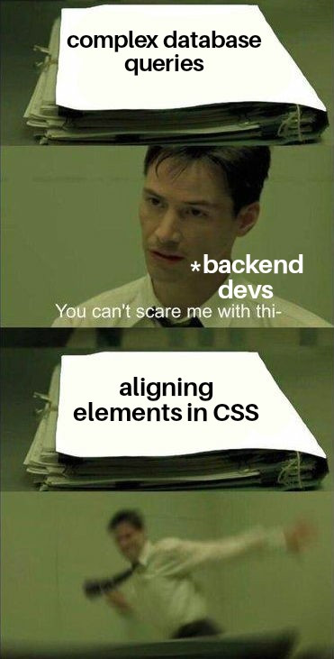 Back-end vs CSS