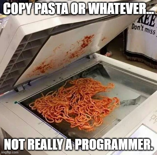 Copy pasta