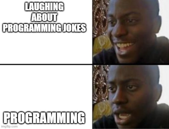 Programmeren vs dev humor