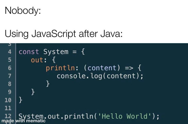 Van java naar javascript overstappen