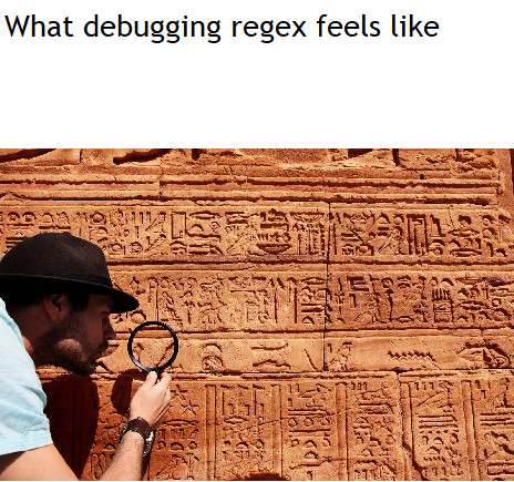 Regex debuggen