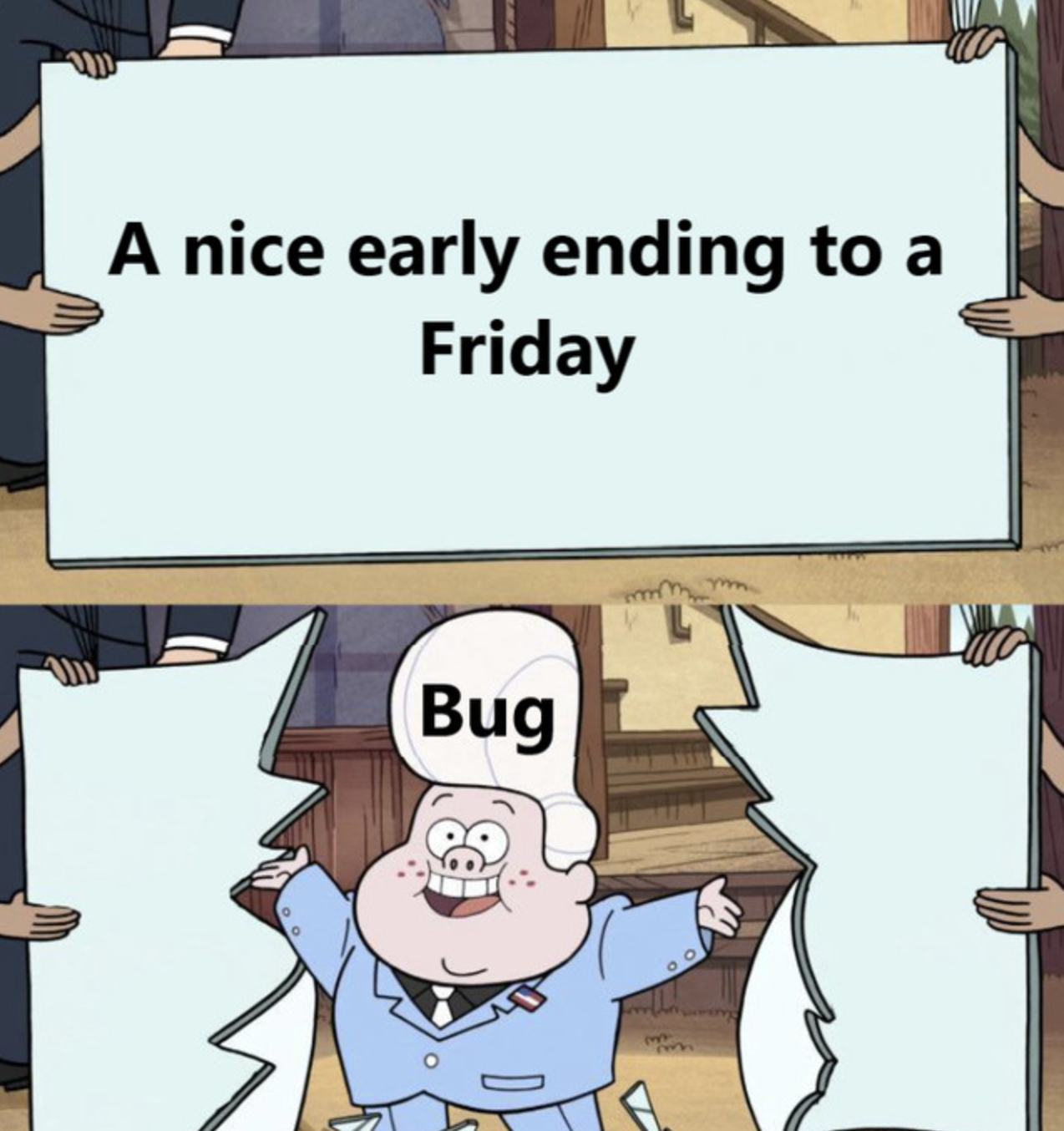 Bug op vrijdag