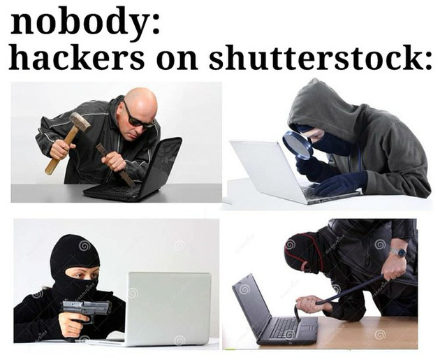 Hackers on shutterstock